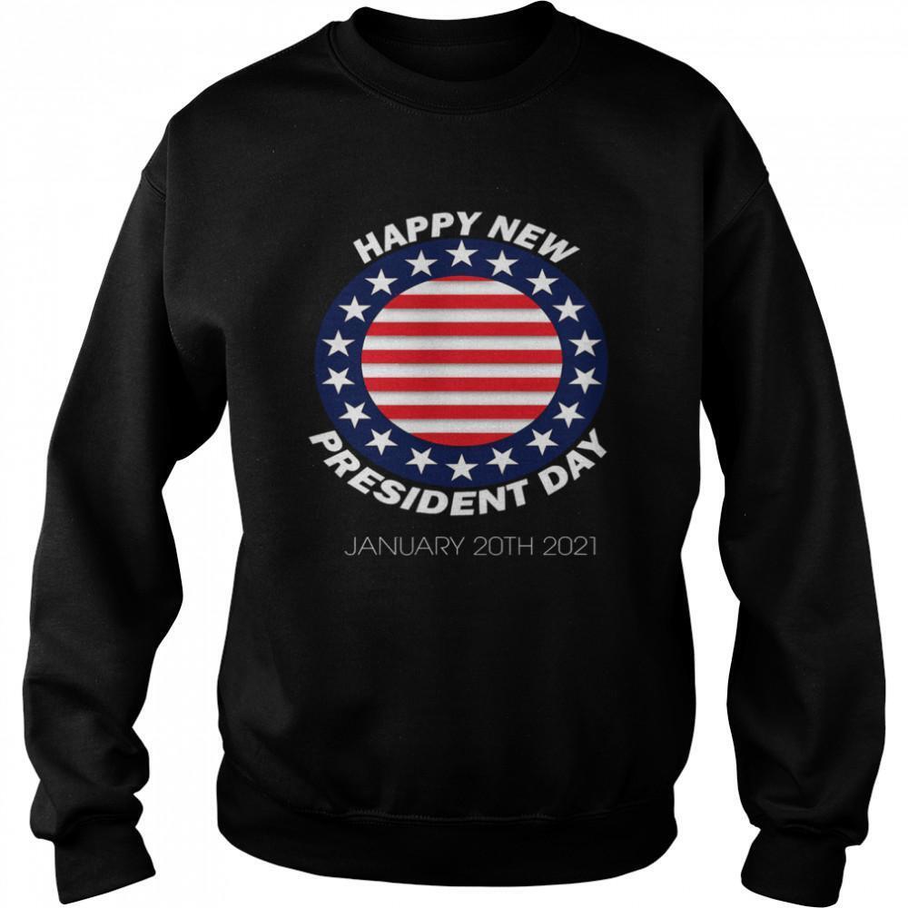 Happy New President Inauguration Day American Flag Sweatshirt